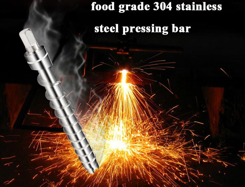 food grade 304 stainless steel pressing bar