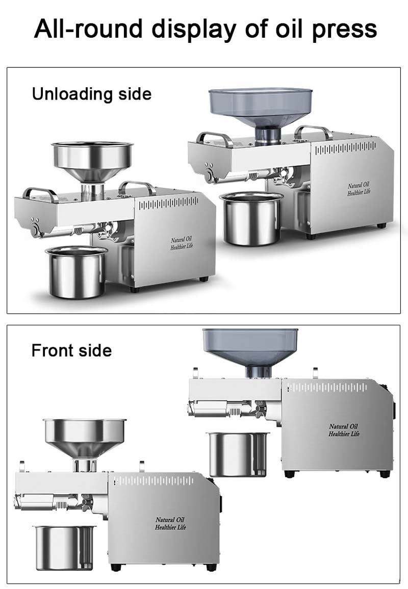 All-round display of oil press