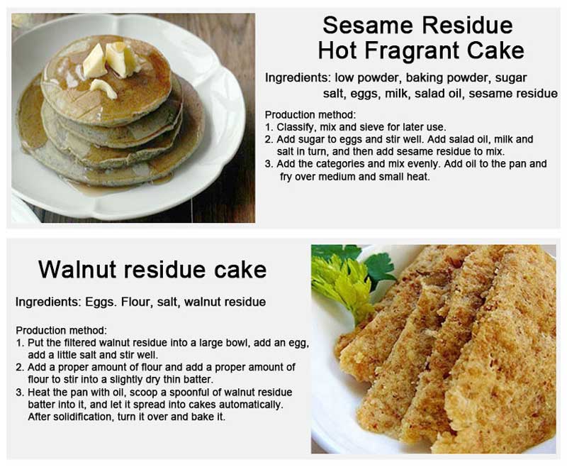 Sesame Residue Hot Fragrant Cake,Walnut residue cake